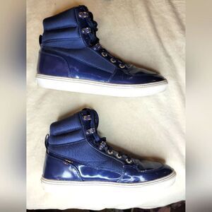 CLEARANCE Coogi Australia Rare Blue High Top Sneakers, Men's Sz 12.